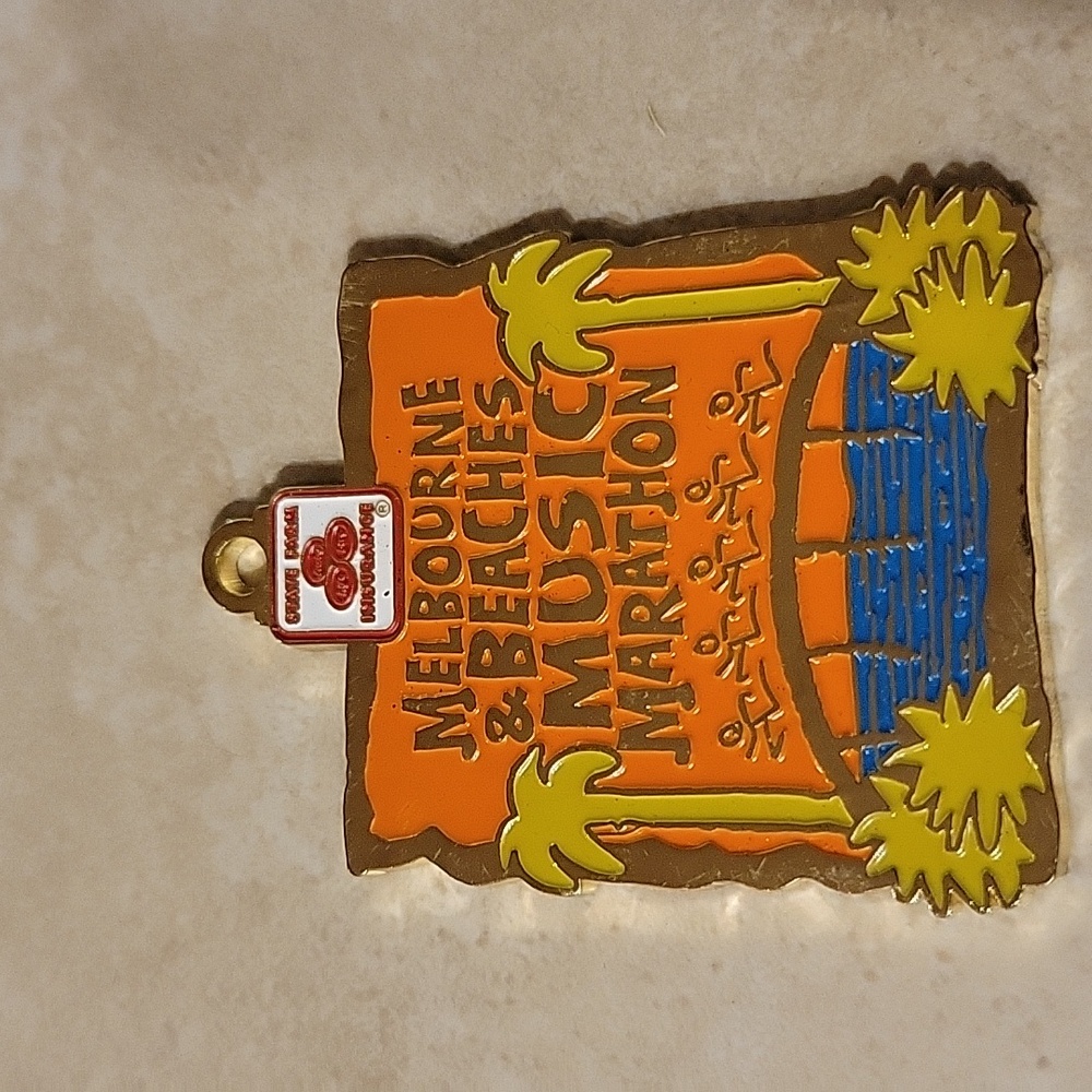 Vintage Melbourne & Beaches Music Marathon Medal